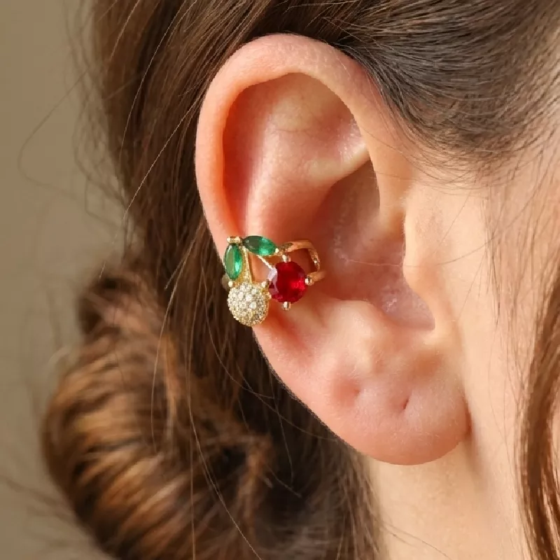 Ear. Cereza Rodio graduable - ERN228 - Foto 1